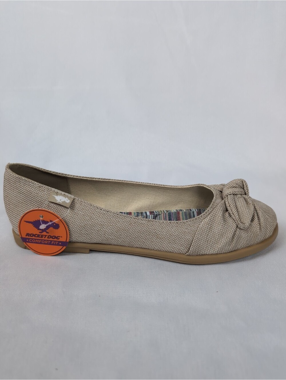 Rocket Dog Women's Size 7.5 Jiggy Solvang Knotted Ballet Flats Beige